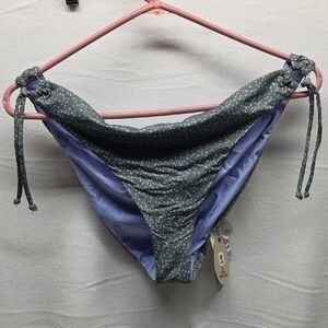 Prana Blue and Green Bikini Bottom